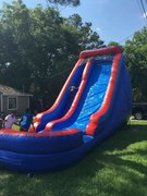 22ft Blue and Red Slide with pool 22ft Blue and Red Slide with pool